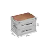 Caja de Almacenamiento Plegable para Camping al Aire Libre Caja de Almacenamiento Espesa para Camping Caja de Almacenamiento para Maletero de Coche Caja de Almacenamiento Militar
