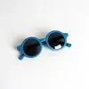 Gafas de Sol Redondas Pequeñas de Silicona Estilo Coreano para Bebé Gafas Anti-UV UV400 Moda para Bebé Gafas de Sol Polarizadas