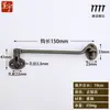 Fecho de Gancho de Janela de Latão Suporte de Porta e Janela Gancho à Prova de Vento Estilo Chinês Antigo Gancho Clássico de Cobre Puro com Junta de Bambu
