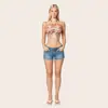 Cadena Corporal Hecha a Mano AYJ con Borla de Piedras de Colores para Mujer, Accesorio de Bikini para Vacaciones en la Isla, Cadena Sexy para el Pecho