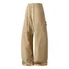 Sida Laite Calça Corta-Vento Funcional de Perna Larga para Exterior Masculina Impermeável Resistente ao Vento Estilo Casal Calça Longa de Montanhismo de Perna Larga Feminina