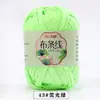Línea de hilo de tela al por mayor de fábrica Hyun-A con gancho hecho a mano material DIY bolsa línea de tela de color al por mayor en stock