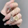 "Ramas Doradas y Hojas de Jade" Nuevo Collar de Calabaza Estilo Chino para Mujer, Lujo Ligero, Gama Alta, Elegante, Moderno, Versátil Cadena para Clavícula