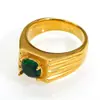 Nuevo Anillo Minimalista de Alta Gama de Acero de Titanio Incrustado con Circonita con Líneas, Anillo de Boda Único y Versátil, Venta al por Mayor desde el Fabricante