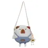 Bolsa Transversal Fofa de Desenho Animado Nova Estilo Japonês Ins Fofa Kappibala Nicho Grande Capacidade Estudante Casual Bolsa de Ombro