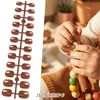 Decoraciones de Uñas Artísticas Portátiles de Color Sólido y Tallas Variadas para Niños Transfronterizas, Decoraciones de Uñas Postizas, Regalos de Vacaciones para Niños