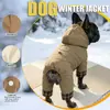 Novo Casaco de Algodão com Capuz para Cães da Raça Bulldog Francês, Roupa Quente Espessa para Cães Pequenos e Médios no Outono e Inverno, Roupas para Pets em Estoque