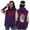 Sudadera con capucha para pareja de talla grande con forro polar de Amazon, sudadera con capucha y empalme transfronterizo, Berserk Sword Wind Legend