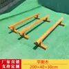 Estructura de escalada para jardín de infantes Equipamiento de juego exterior para niños Combinación de tobogán grande de madera Juguetes de escalada de madera maciza para exteriores