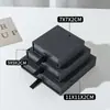 Suministro exclusivo transfronterizo de sobre de cartón negro, caja flotante, caja tipo cajón de película de PE para guardar aretes, pulseras y otras joyas