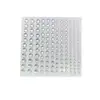 165 Perlas Acrílicas Semicirculares Simuladas Transfronterizas para Maquillaje Escenario Centro de Ceja Diamante de Lágrima Esquina del Ojo Diamante Pegatinas para Cara y Frente en Stock