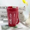 Taza de café estilo ins nueva, taza de vacío de acero inoxidable 304, taza de agua portátil para exteriores de alta apariencia, taza de agua para automóvil, venta al por mayor