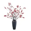 Estilo Wabi-Sabi Hojas de Arce de Otoño Ramas de Espuma Fabricante Flores Artificiales Plantas Verdes Venta al por Mayor Decoración de Bodas Manualidades Flores Artificiales