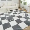 Alfombras de Piso Modernas Minimalistas Empalmadas para la Sala de Estar, Alfombras de Piso Resistentes a las Manchas para Uso Doméstico, Antideslizantes y Fáciles de Mantener, Venta al por Mayor Transfronteriza