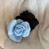 Presilha de Cabelo Rosa Meio Presilha de Algodão Acolchoado Estilo Francês, Suave e Elegante, Acessório de Cabelo de Moda de Alta Qualidade para Mulheres