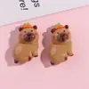 Novos Acessórios de Joias de Resina de Ursinho Desenho Animado Divertidos DIY Feitos à Mão Cola Creme Capa de Celular Grampo de Cabelo Corda para Cabelo Chapéu