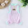 Ropa para Perros Mascotas Primavera y Verano Seda de Hielo Fresca Ropa de Cuatro Patas Malla Bichón Teddy Gato Ropa Fresca Ropa de Protección Solar