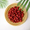 Prato de Frutas Verde Bambu Camada Dupla Pele de Bambu Trançada Prato para Petiscos e Envio Prato de Frutas Cesta de Pão Cozido Doméstica Produtos de Bambu Criativos Feitos à Mão Bambu Trançado