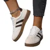 Zapatillas Blancas para Mujer para Comercio Exterior, Nuevas 2025 Primavera y Otoño Ins Tendencia Estilo Coreano Versátiles Estudiante Casual Deportivas Planas