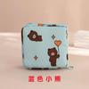 Bolsa de Armazenamento de Absorvente Higiênico de Desenho Animado para Estudante Grande Capacidade Batom Bolsa para Absorvente Tia Bolsa Menstrual Bolsa para Moedas Transfronteiriça