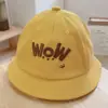 Sombrero de Pescador para Bebé de Primavera Delgado con Letra Bordada Sombrero para Niños y Niñas Sombrero de Sol Sombrero de Cubeta para Protección Solar en Viajes Sombrero de Moda