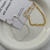Pulsera Saina S925 de plata con efecto superpuesto brillante para mujer, pulsera básica simple de tres capas, venta al por mayor de fábrica