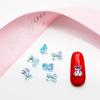 Nuevo taladro para uñas con forma de oso, joyería para uñas, taladro de cristal Aurora, pegamento mágico, color caramelo, taladro para decoración de uñas con forma de oso de dibujos animados
