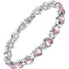 Pulsera Magnética de Aleación Ecológica Ajustable Gauss Full-Magnética con Pedrería en Forma de Corazón, Superventas Transfronteriza de Amazon para Mujer en Stock
