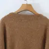 Ins estilo europeo y americano transfronterizo 2026 nueva moda elegante para ir al trabajo patrón de perro casual suéter pullover holgado