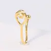 Argola de Nariz em U Moda Transfronteiriça Europeia e Americana com Clipe de Nariz de Diamante Estrela Coração Não Perfurante Olho de Demônio Argola Falsa para Nariz