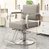 Sillón de barbero para salones de peluquería, silla de peluquería reclinable, silla ajustable popular de moda para corte de pelo, permanente, tinte y afeitado facial