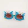 Gafas de sol para niños con forma de conejo gafas de sol con lazo gafas de sol para niños y niñas gafas de sol bonitas de moda