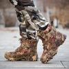 Botas de Nieve Enteras de Piel de Oveja de Invierno Zapatos Camuflados para Exteriores para Hombre Zapatos de Algodón de Caña Alta para Hombre Botas de Lana Cálidas con Forro de Felpa