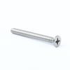 Tornillos de acero inoxidable 304 con rosca n.° 10 n.° 8 n.° 1/4-20, tornillos de cabeza plana con cruz británica, tornillos de máquina con cabeza avellanada con cruz americana
