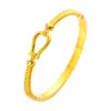 Pulsera de Acero de Titanio Joyería Europea y Americana Ins Lujo Accesible Normcore Transfronteriza Oro de 18K Acero Inoxidable Bambú Serpiente Pulsera para Mujer