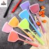 Espátula de silicone espessada para utensílios de cozinha, resistente a altas temperaturas, antiaderente, espátula de cozinha, espátula chinesa de silicone para uso doméstico