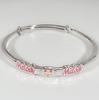 2023 TikTok com Melody 999 Pulseira de Prata Retrátil Pulseira de Namorada Presente de Aniversário