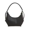 Bolsa Satchel Retrô Casual Tipo Bolinho para Mulheres 2025 Outono Nova Bolsa de Ombro Transversal Simples em Couro Macio de Alta Qualidade