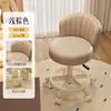 Silla de maquillaje, silla para computadora de casa, silla de tocador, silla giratoria, silla para belleza y arte de uñas, taburete con ruedas, silla de altura ajustable con respaldo, estilo de lujo ligero