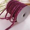 Cinta de Terciopelo Brillante de Venta Caliente del Fabricante Cinta de Terciopelo Cinta para Empaquetar Cajas de Regalo Decoración de Joyería DIY Cinta de Terciopelo Cebolla de Color