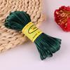 Cuerda de nailon tejida a mano con nudo chino, gruesa, de 5 a 10 m, color rojo, 2,5 mm