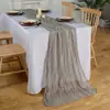 Nuevo Producto Más Vendido Transfronterizo: Camino de mesa de hilo de Bali para bodas, fiestas de cumpleaños y reuniones; Mantel Semitransparente Estilo Europeo