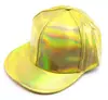 Nuevo Sombrero Arcoíris para Mujer Gorra de Béisbol Hip-Hop Completamente de Cuero Sombrero para el Sol Sombrero para Hombre de Comercio Exterior T739
