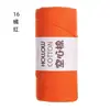 Hilo de algodón hueco de 2 mm para bolsos de ganchillo DIY, bolsos tejidos a mano, sombreros, hilo de hebra redonda, hilo perlado, hilo de lana
