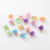 Joias Pingente Bola de Vidro Chaveiro Acessório DIY Pulseira Brincos Colar Materiais Decoração de Carro Contas Fluorescentes