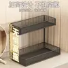 Prateleira de armazenamento de cosméticos para uso doméstico, organizador de mesa para produtos de skincare e batons, prateleira de bancada para banheiro