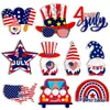 2024 Novo Dia Nacional Americano Dia da Independência Enfeites Espirais Decorativos Pendentes Elementos de Estrelas e Listras Anões Enfeites Pendentes
