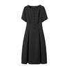 Falda Dulce y Picante Ligeramente Gordita Talla Grande Falda Larga Cuello en V Adelgazante Talla Grande Ropa para Mujer Chica Gordita Tipo de Cuerpo Pera Vestido 2720