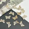 Botones coloridos pequeños de peces, mariposas, monedas, nubes, estrellas, triángulos, de dos agujeros irregulares y color degradado para ropa de niños y mujeres DIY