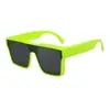 Óculos de Sol para Adultos Estilo Novo 2026, Óculos Quadrados Estilosos com Clip-On, Óculos Tendência para Uso Externo com Proteção UV Atacado